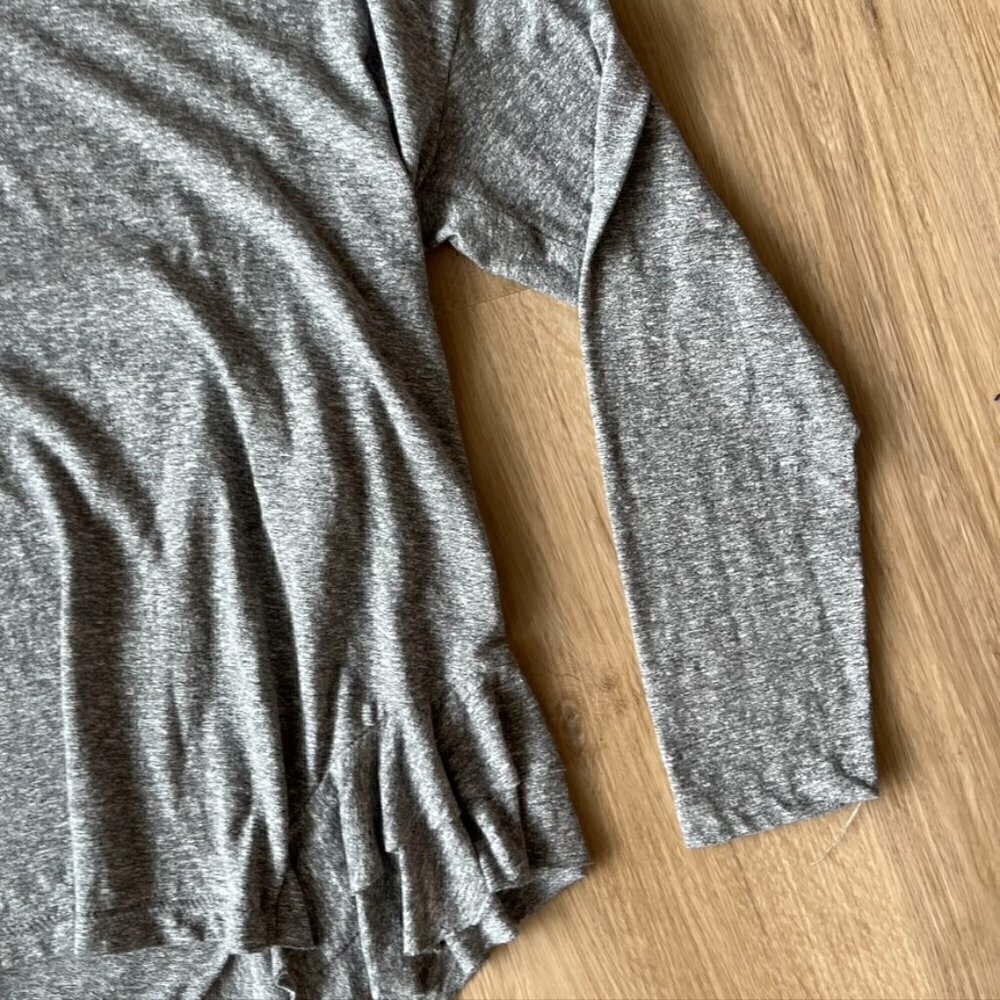 ** Current Elliot the Tier Scoop-Neck Long-Sleeve Top - heather grey - Picture 5 of 10